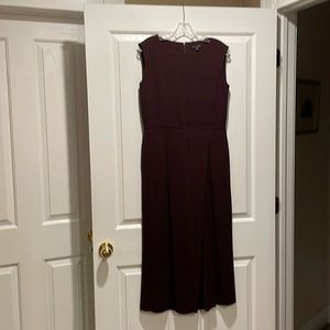 Eileen Fisher beautiful jumpsuit with a beautiful fold in the front.